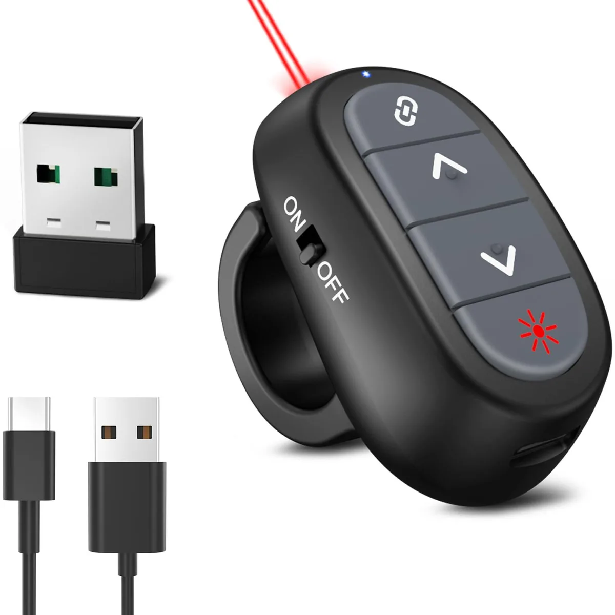  CLIKBUTM BYJ86 presentation remote black 30 m 44 g — product photo