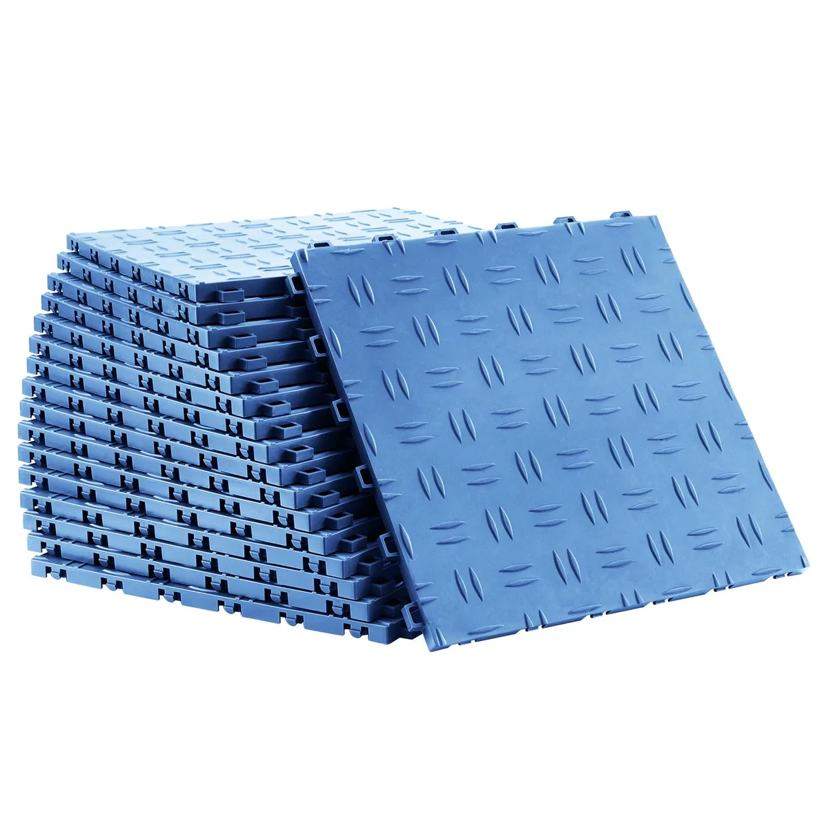 VEVOR VEVOR JQ-3025BK 12x12x.53in 25pc Blue garage tiles — product photo