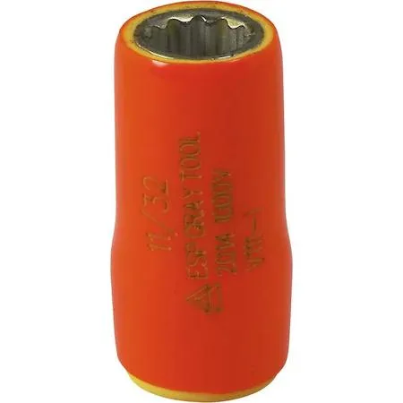 Gray Tools insulated socket with orange and yellow layers
