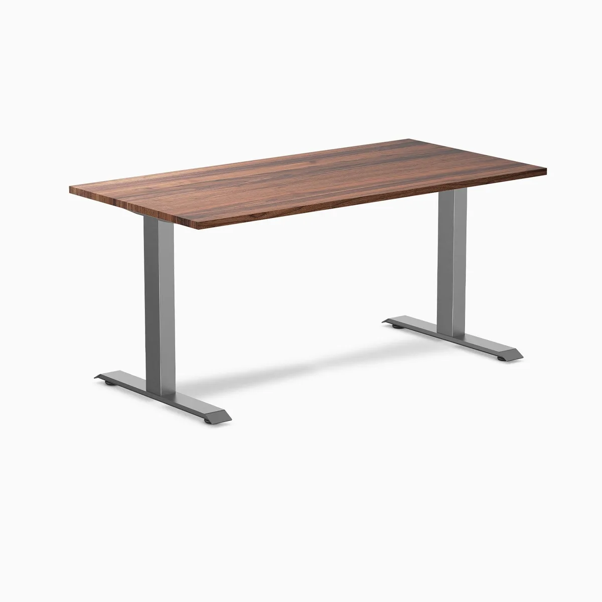 Desky Desky Zero Hardwood Office Desk Walnut Space Gray 60 x 30 in — product photo