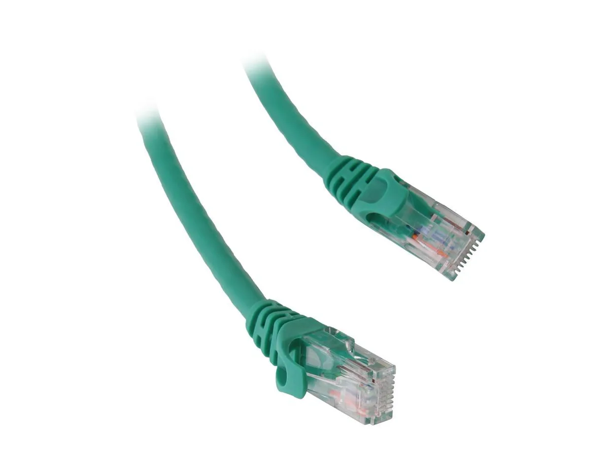 sakose sakose C6EB-15G 15 ft Cat 6 Green Enhanced 550 MHz network ethernet cable — product photo