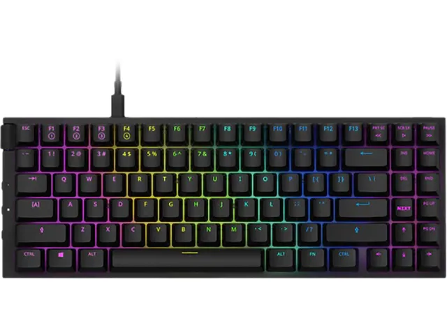 NZXT NZXT Function MiniTKL Mechanical Keyboard KB-175US-BR White Gateron Red Per-key RGB Wired 87 keys — product photo