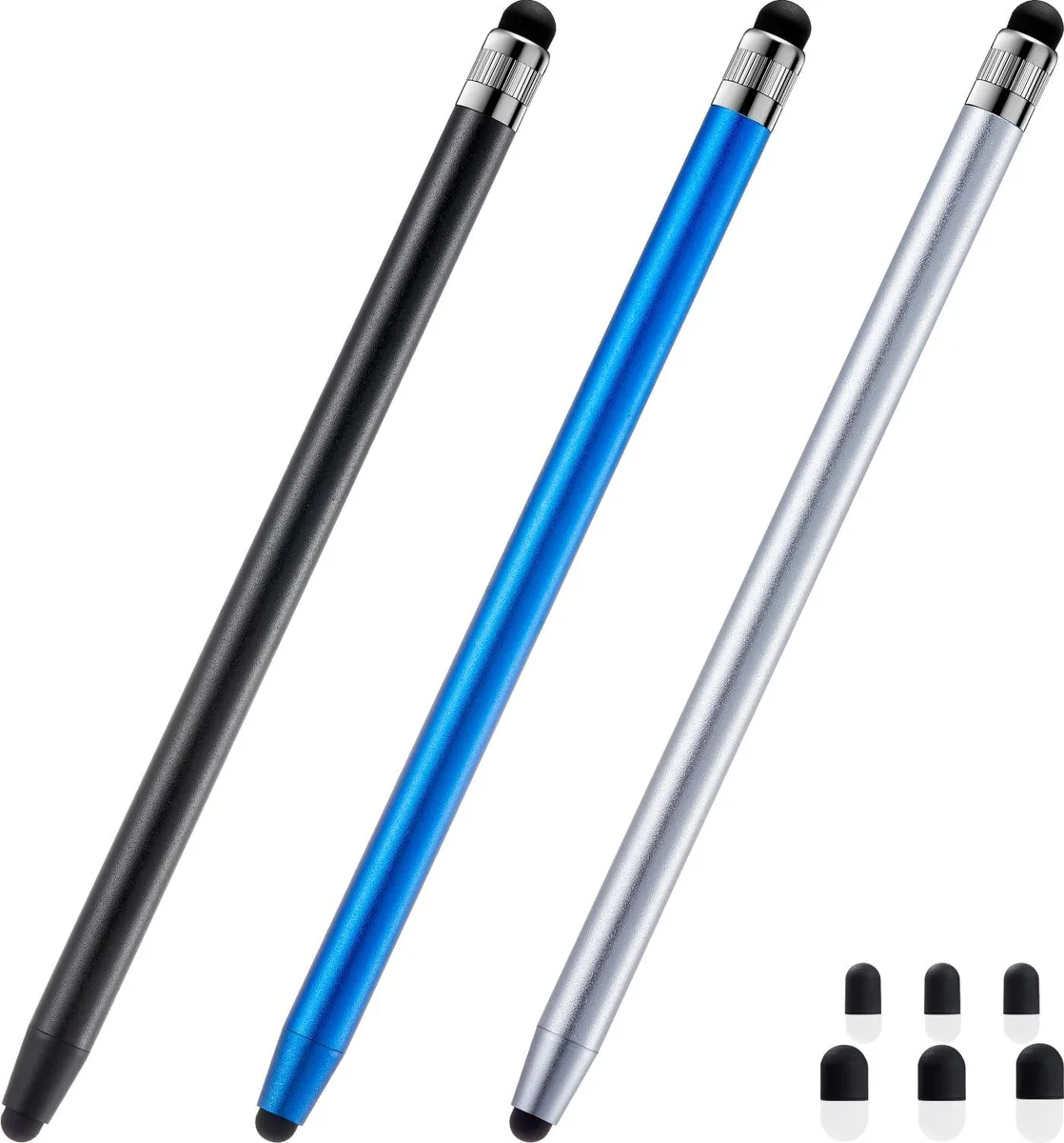  ChaoQ Stylus Pen 3pcs Black Silver Blue C3093 — product photo