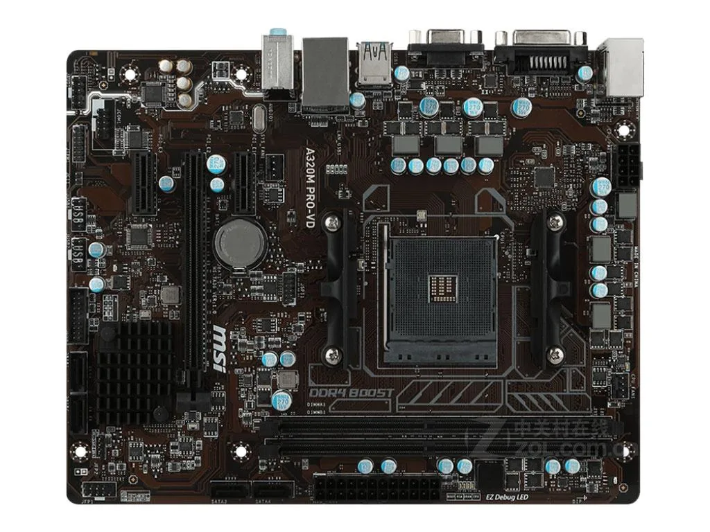 MSI MSI A320M PRO-VD AMD motherboard — product photo
