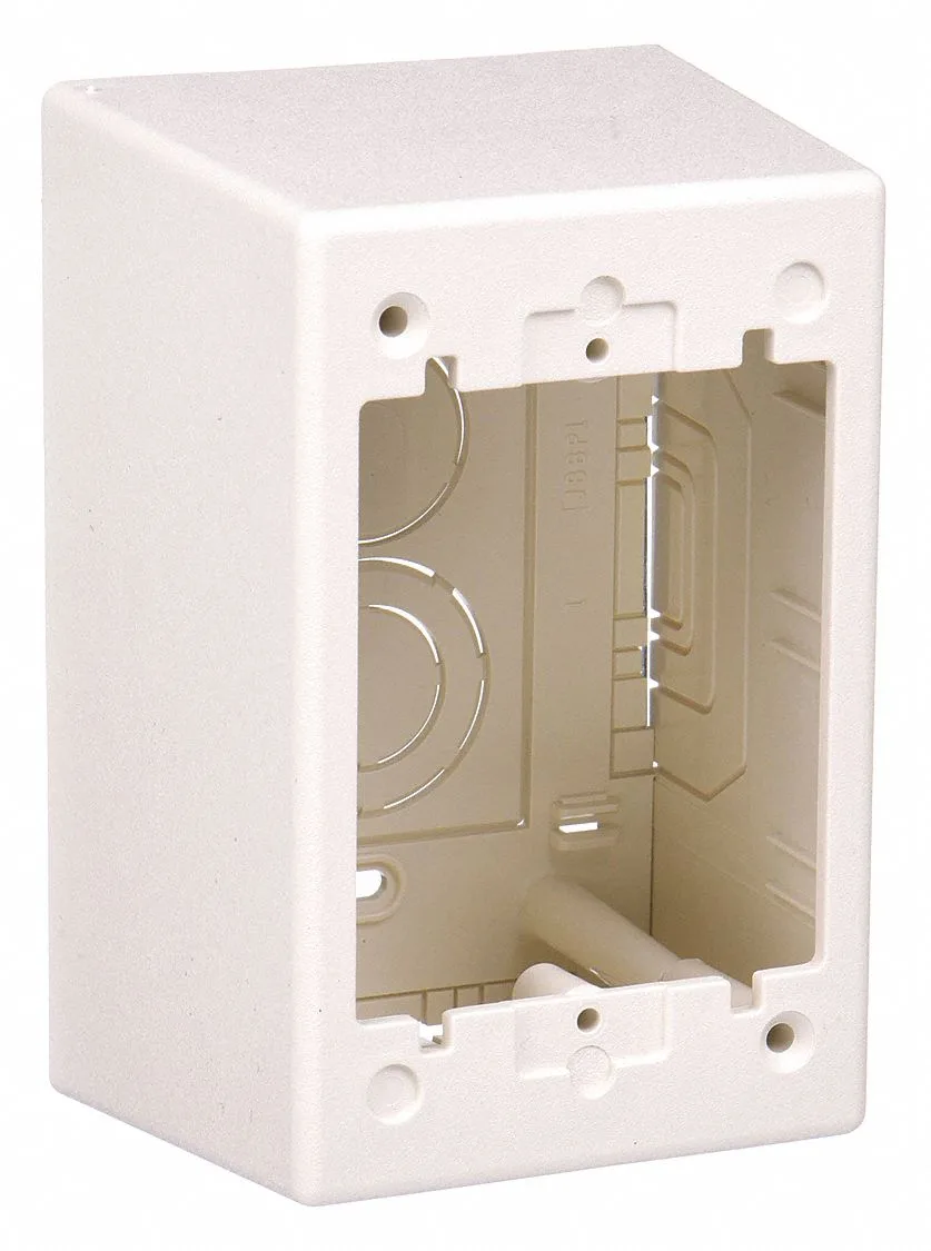 Panduit Panduit JBP1DIW Deep Junction Box T-45 PVC White 1-Gang — product photo