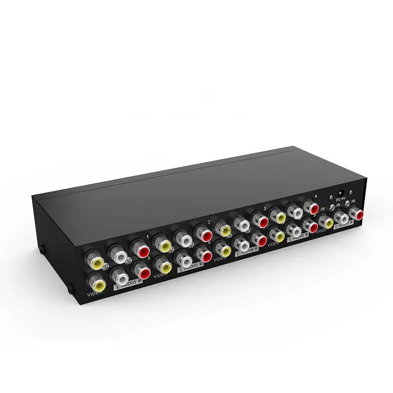 YINGHUA YINGHUA 8 Port AV Splitter 1 In 8 Out RCA KVM Switch — product photo