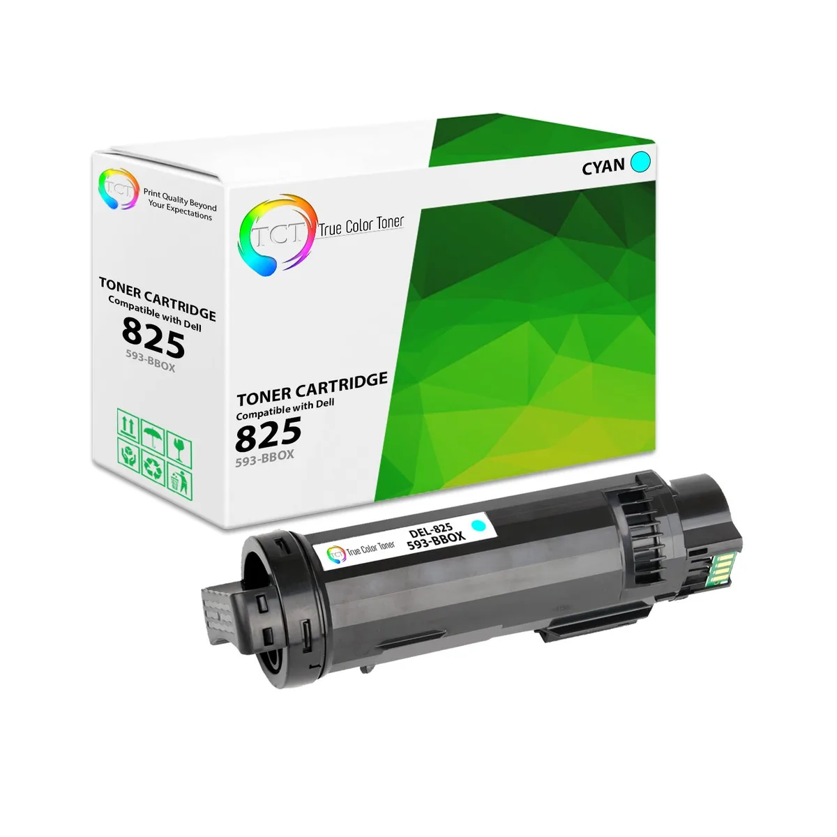 True Color Toner True Color Toner 593-BBOX Cyan Toner Cartridge 2500 Pages — product photo