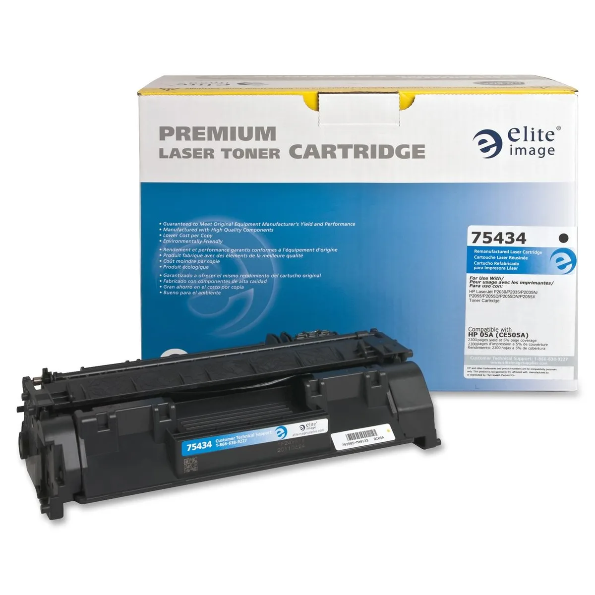 Elite Image Elite Image 75434 Black Toner Cartridge 2300 Pages — product photo