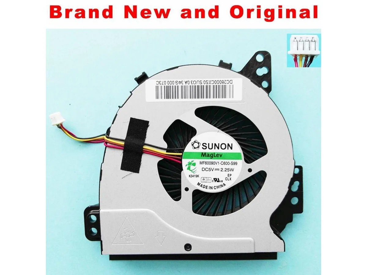 Fans Fans CPU Fan MF60090V1-C600-S99 for Toshiba Satellite L40-A L40D-A L40t-A — product photo