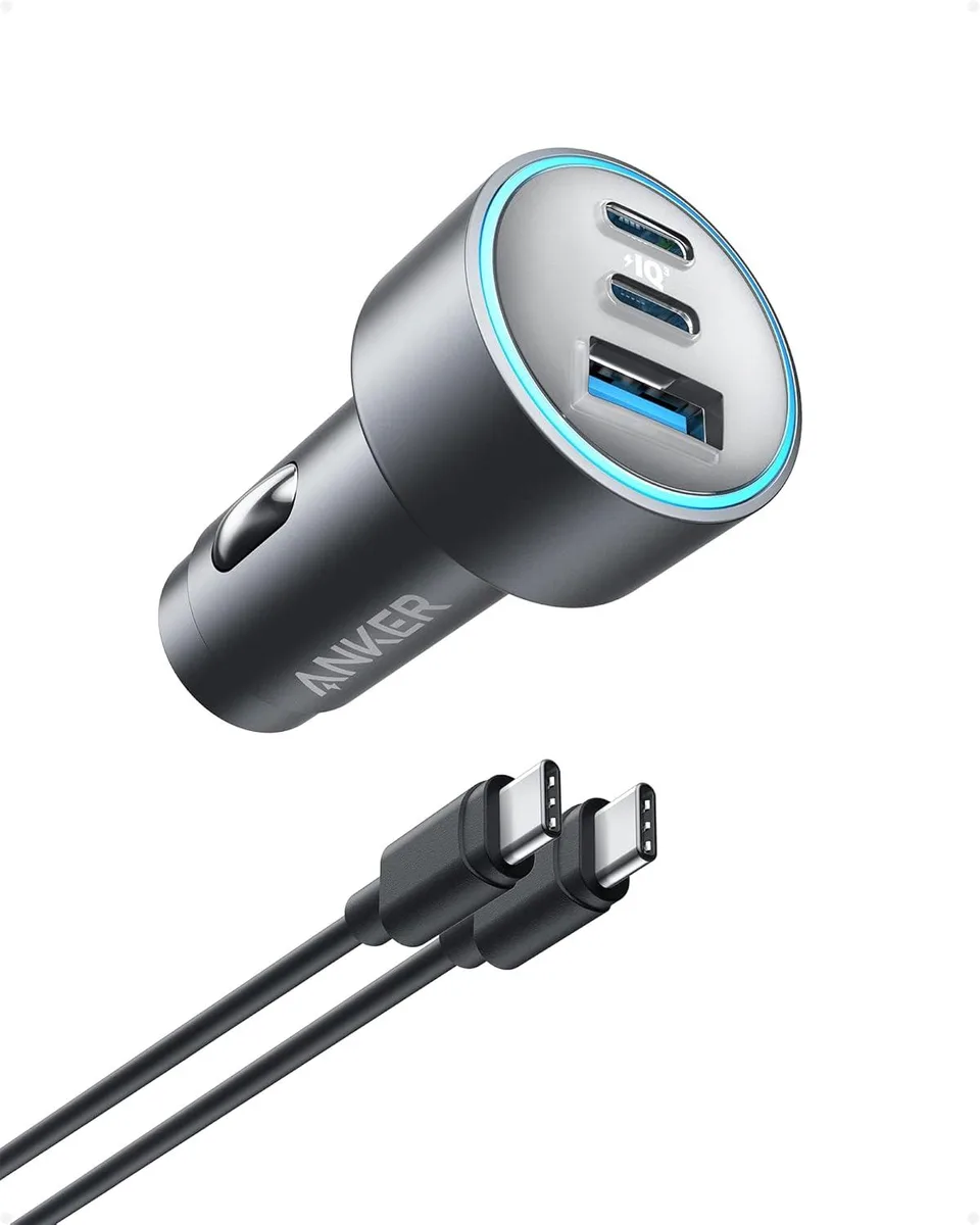 FLEANE FLEANE 535 67W 3-Port USB-C Car Charger PIQ 3.0 car electronics accessory — product photo