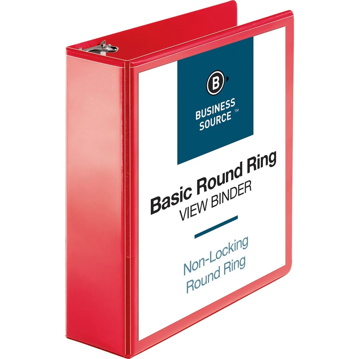Business Source Business Source 28447 D-Ring View Binder 1-1/2" Black — product photo