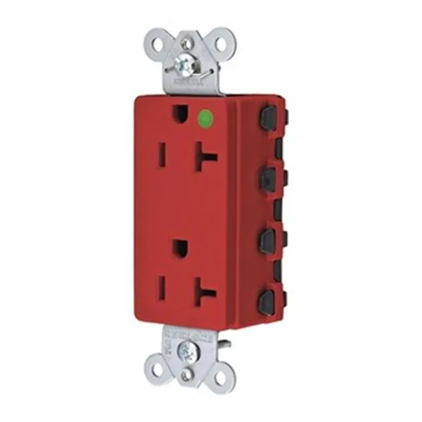 Snapconnect Snapconnect SNAP2182RA Receptacle 20A 125V Red Decorator — product photo