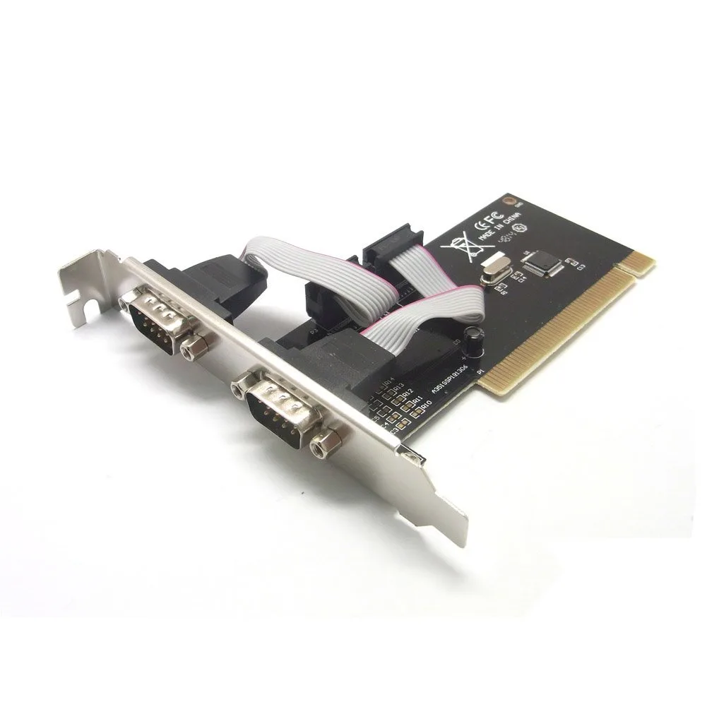 TeKit TeKit NTRAC100088W Dual RS-232 PCI Serial Card 16C550 UART — product photo