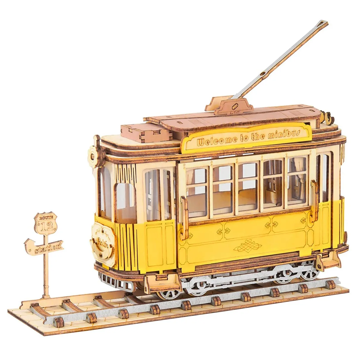 Hands Craft Hands Craft DIY 3D Puzzle Tramcar 145pcs Ages 14+ — product photo