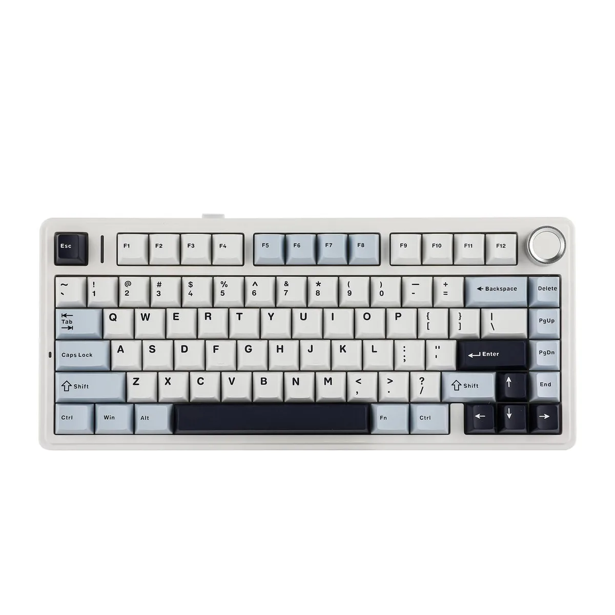 Aula F75 Gasket Mechanical Gaming Keyboard 75% Light Blue LEOBOG Reaper Switch — product photo