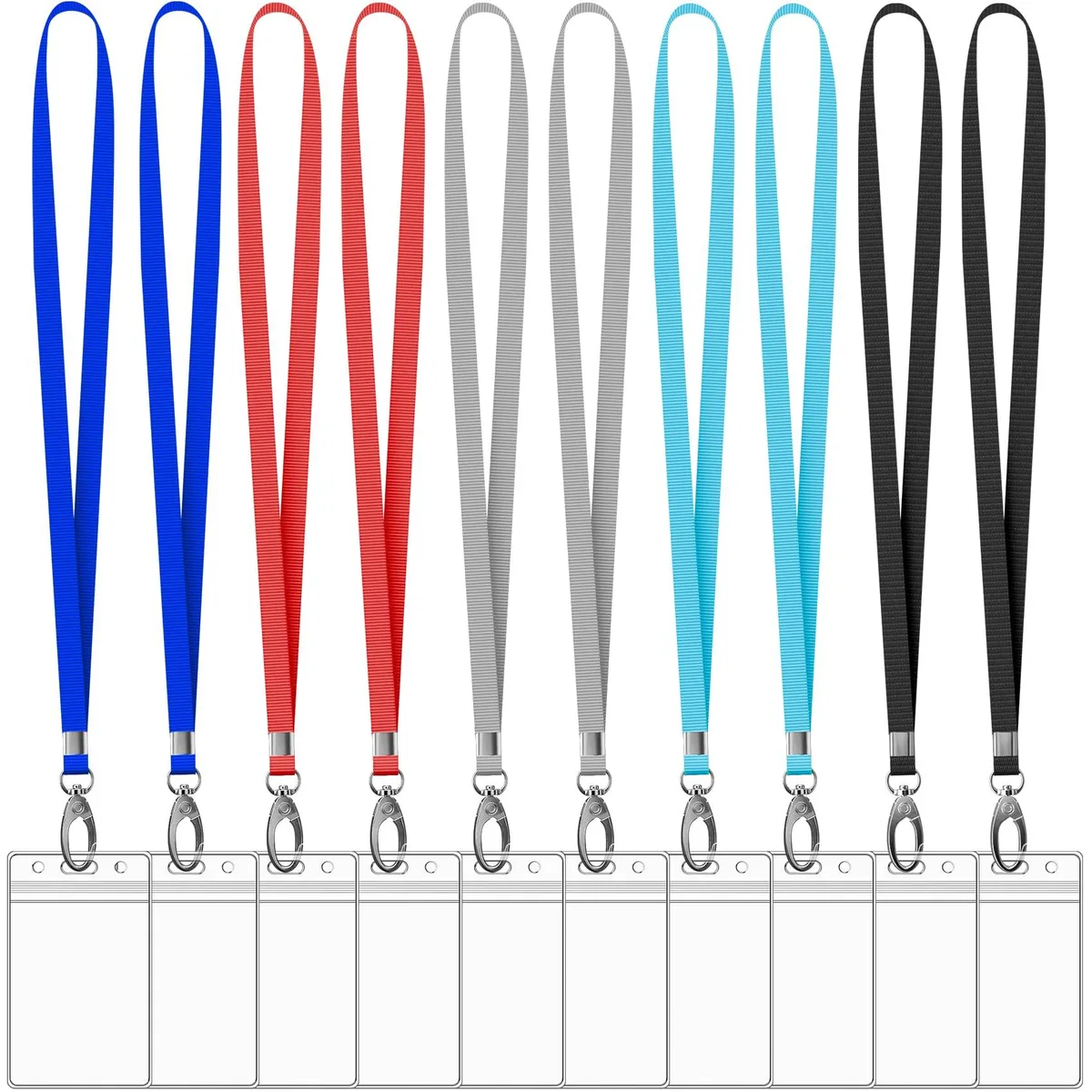  Viator Gear BL0911 keyholder 10 pack black stainless steel — product photo