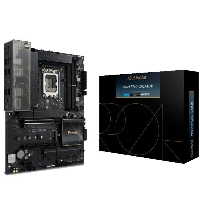 ASUS ASUS ProArt B760-Creator D4 LGA1700 12th 13th Gen Intel motherboard — product photo