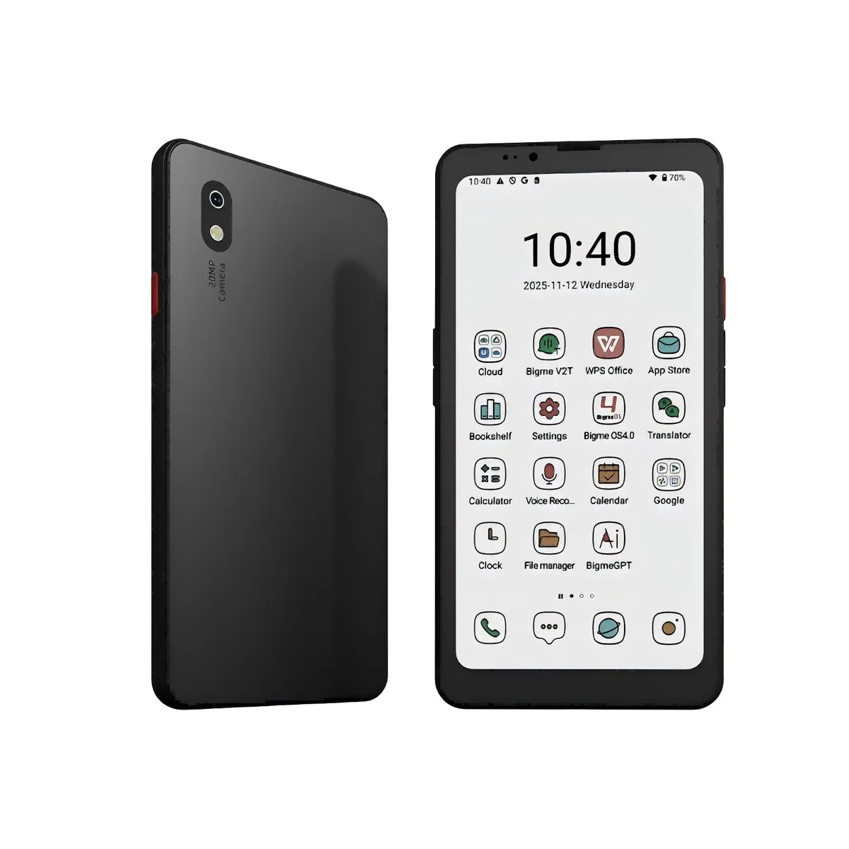 Bigme Bigme HiBreak Pro Color Epaper Phone 6.13-inch 8GB 256GB 5G Android 14 White — product photo
