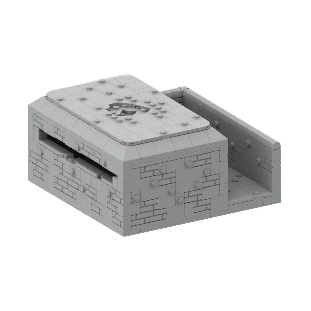 ZITIANYOUBUILD ZITIANYOUBUILD MOC-157336 Historical Pillbox Bunker Building Set 482 Parts Educational — product photo