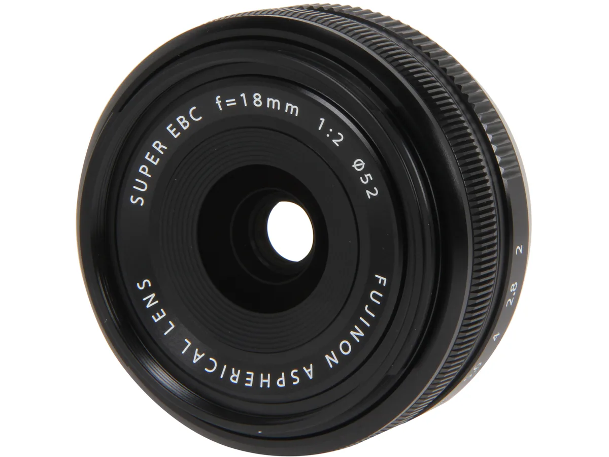 FUJIFILM FUJIFILM XF18mmF2 R 16240743 camera lens — product photo