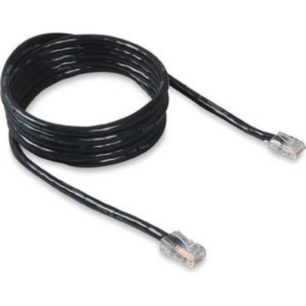 Belkin Belkin A3L781-25-BLK network ethernet cable Cat 5E 25 ft black — product photo