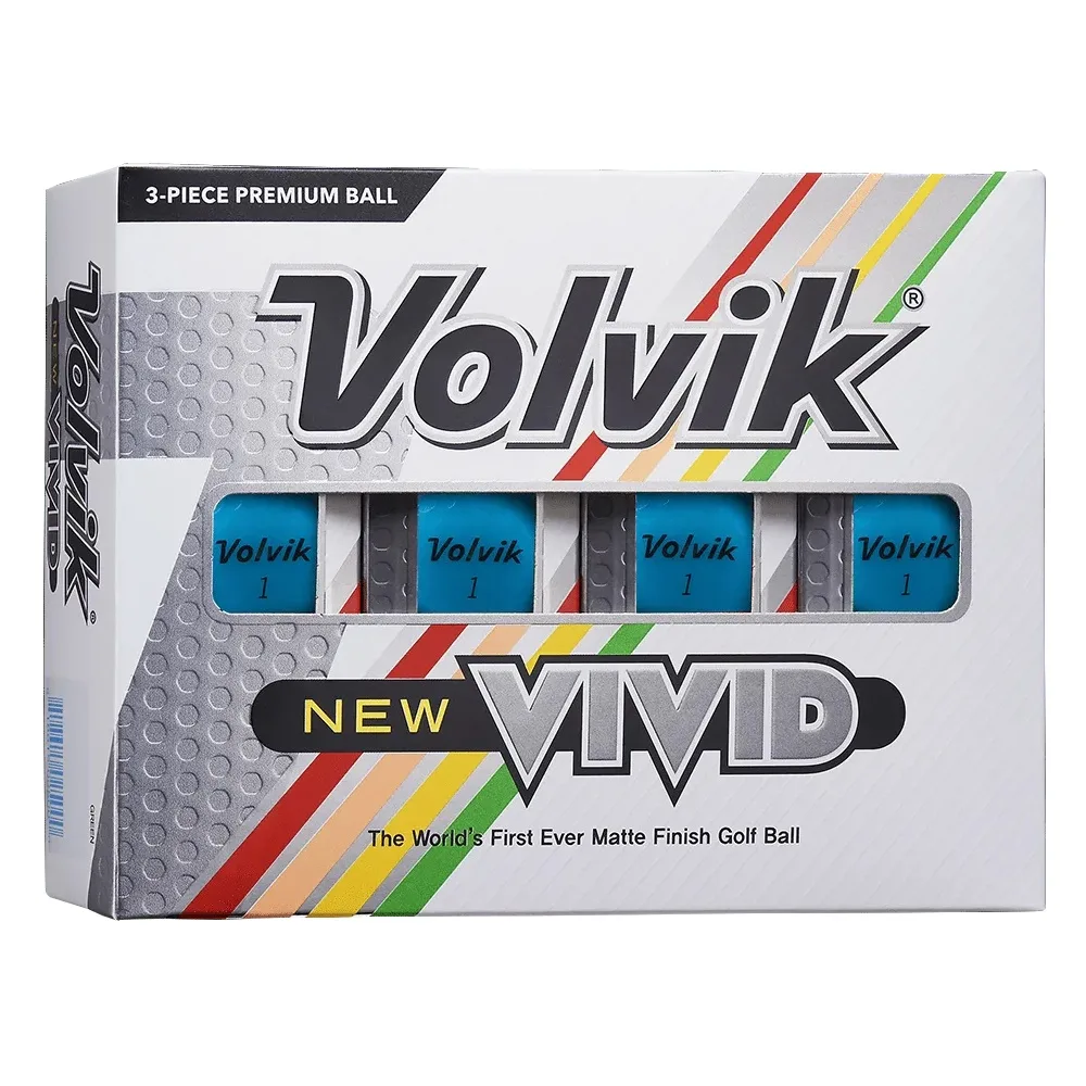 Volvik Volvik 9531 2020 Vivid Golf Balls Matte Blue 12 — product photo