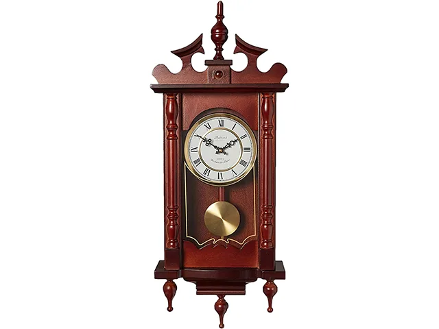 A 31 inch wall clock with Roman numerals