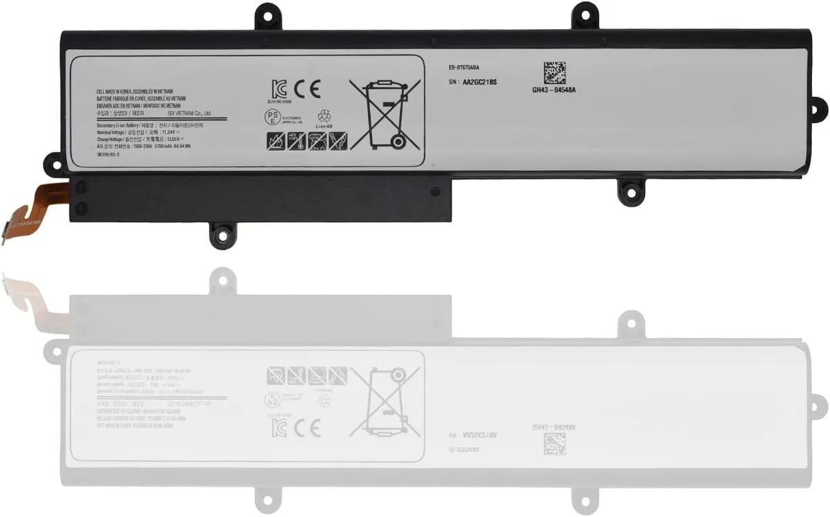 NShi NShi laptop battery 11.34V 64.64Wh for Samsung Galaxy View 18.4" SM-T670 SM-T677A — product photo