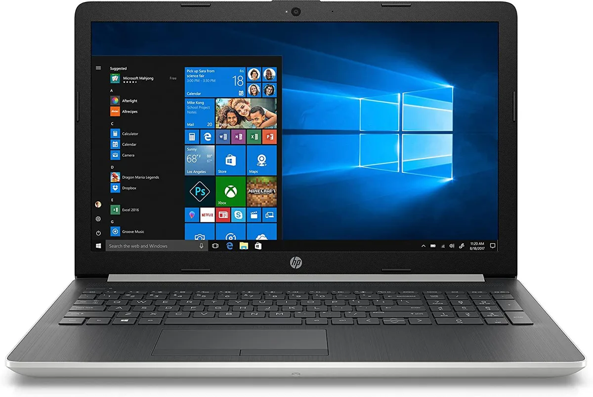 HP HP 15-da0061cl laptop Intel Core i5-8250U 8GB DDR4 1TB HDD 15.6" Silver — product photo