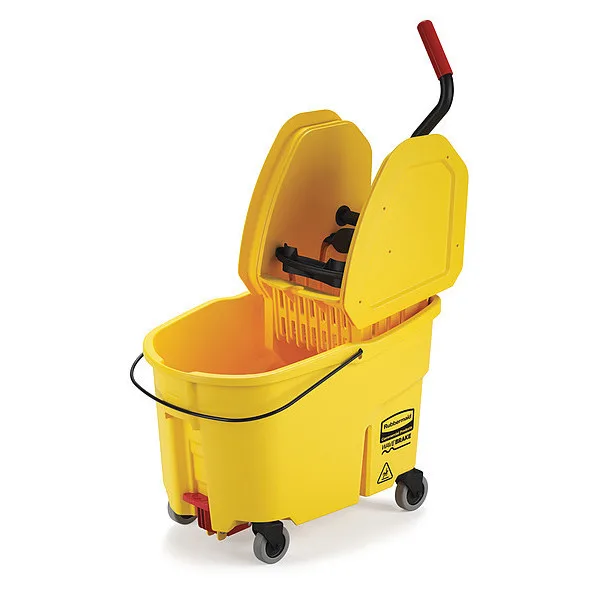 Rubbermaid Rubbermaid FG757688YEL WaveBrake Mop Bucket 11 gal Yellow — product photo