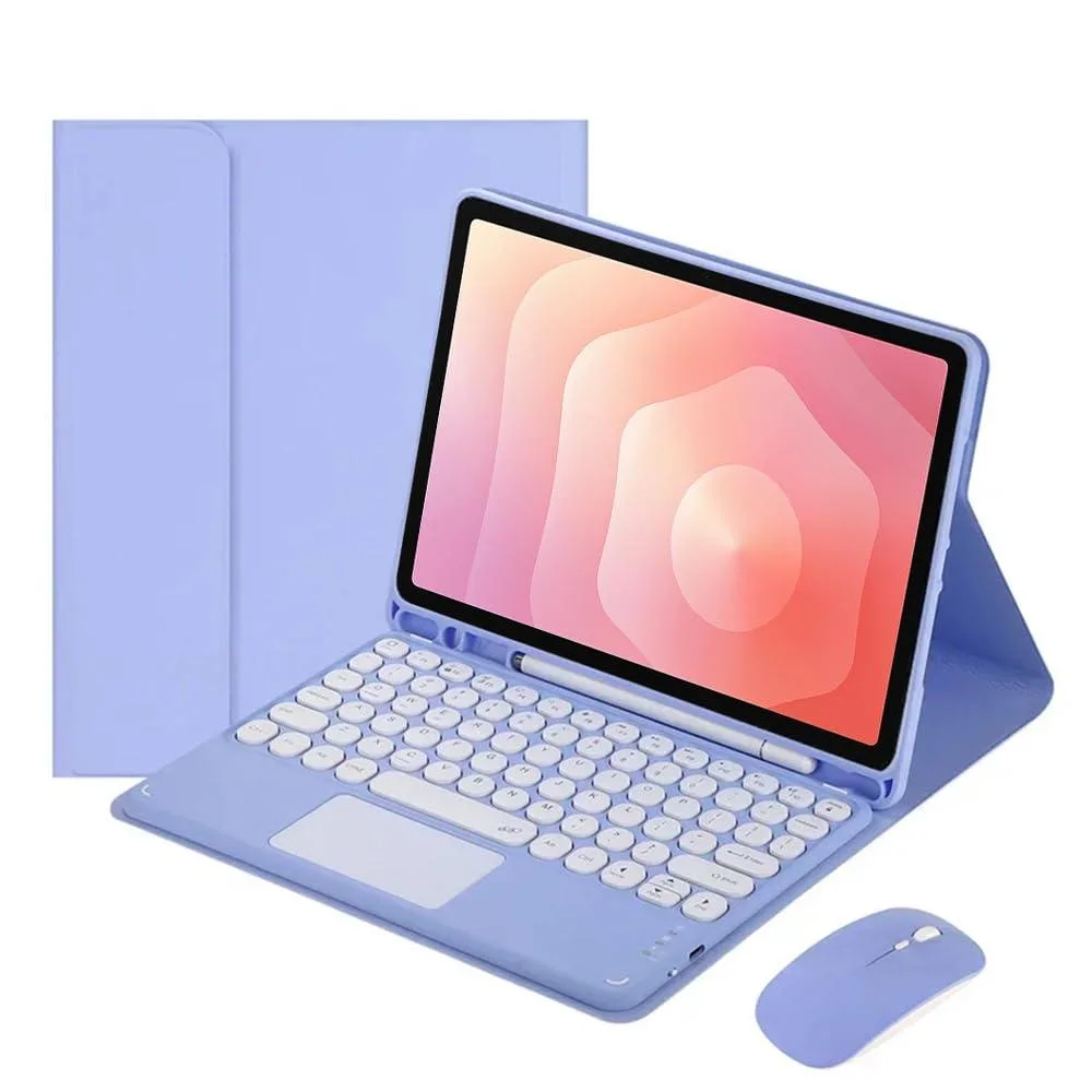 Timoom Timoom Bluetooth Keyboard Case Trackpad Samsung Tab S11 11 SM-X730 SM-X736B Purple — product photo