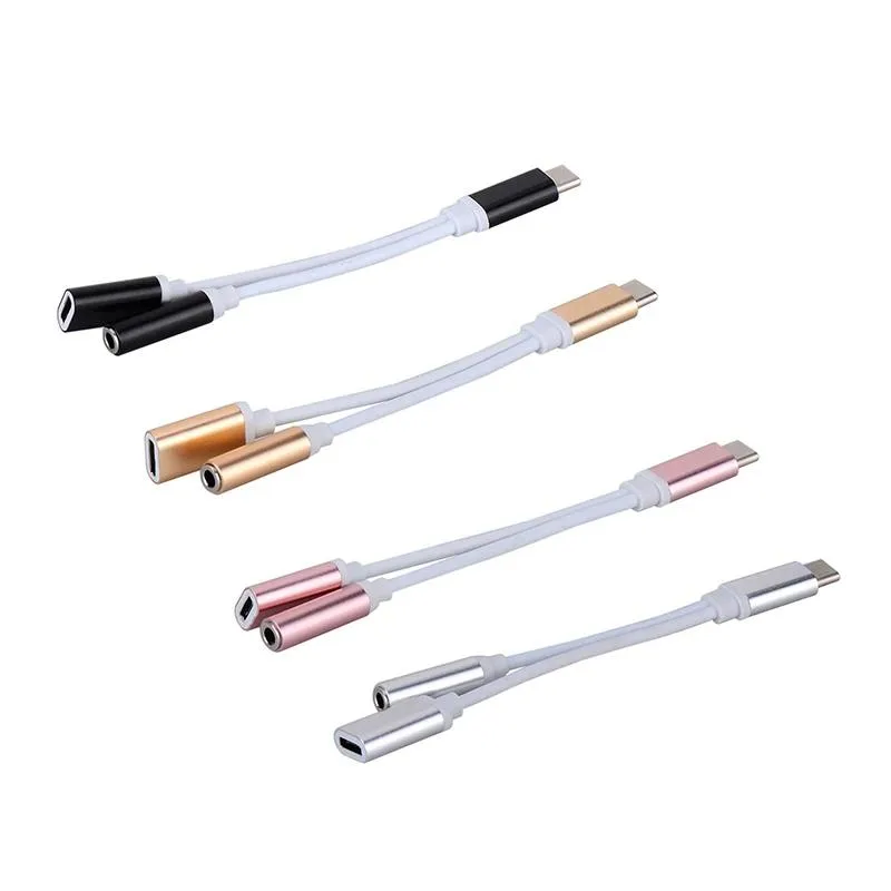 Defendwe Defendwe USB-C to 3.5mm Audio Splitter Adapter Cable — product photo