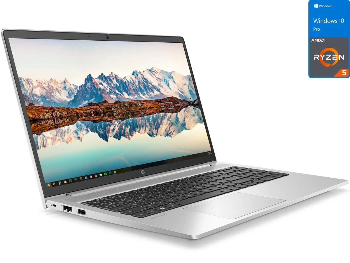 HP HP ProBook 445 G8 laptop, Ryzen 5 5600U, 32GB RAM, 512GB NVMe, 14" FHD IPS — product photo
