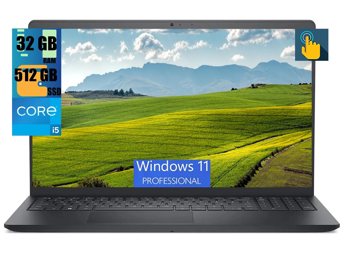 DELL Dell Inspiron 15 3520 laptop i5-1235U 32GB 512GB 15.6 FHD touch — product photo