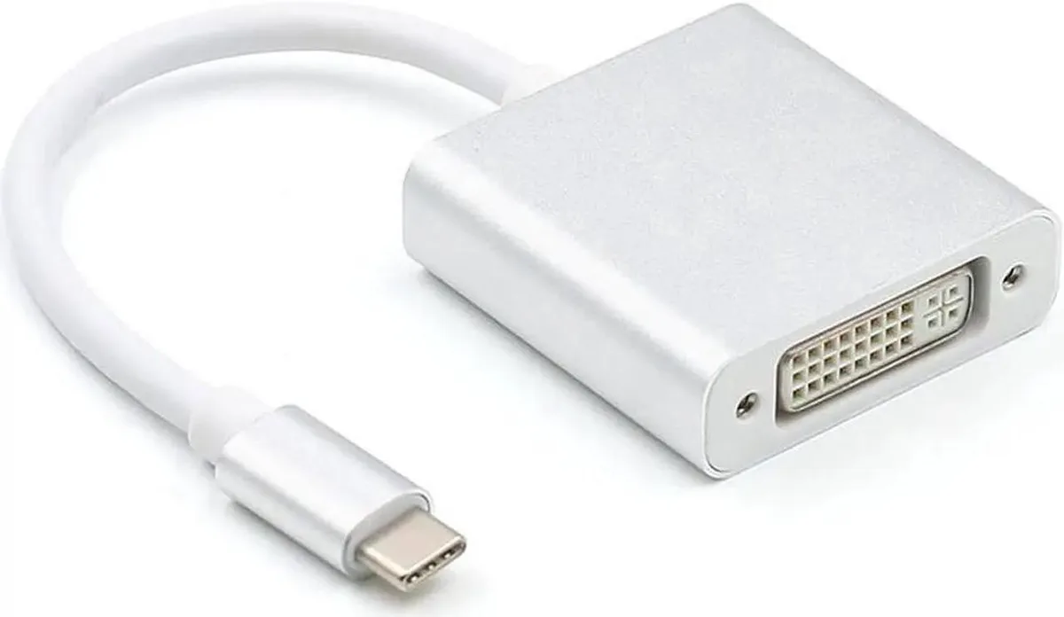 Vszerda Vszerda USB-C to DVI-D Adapter 1080p 60Hz Aluminium Silver — product photo