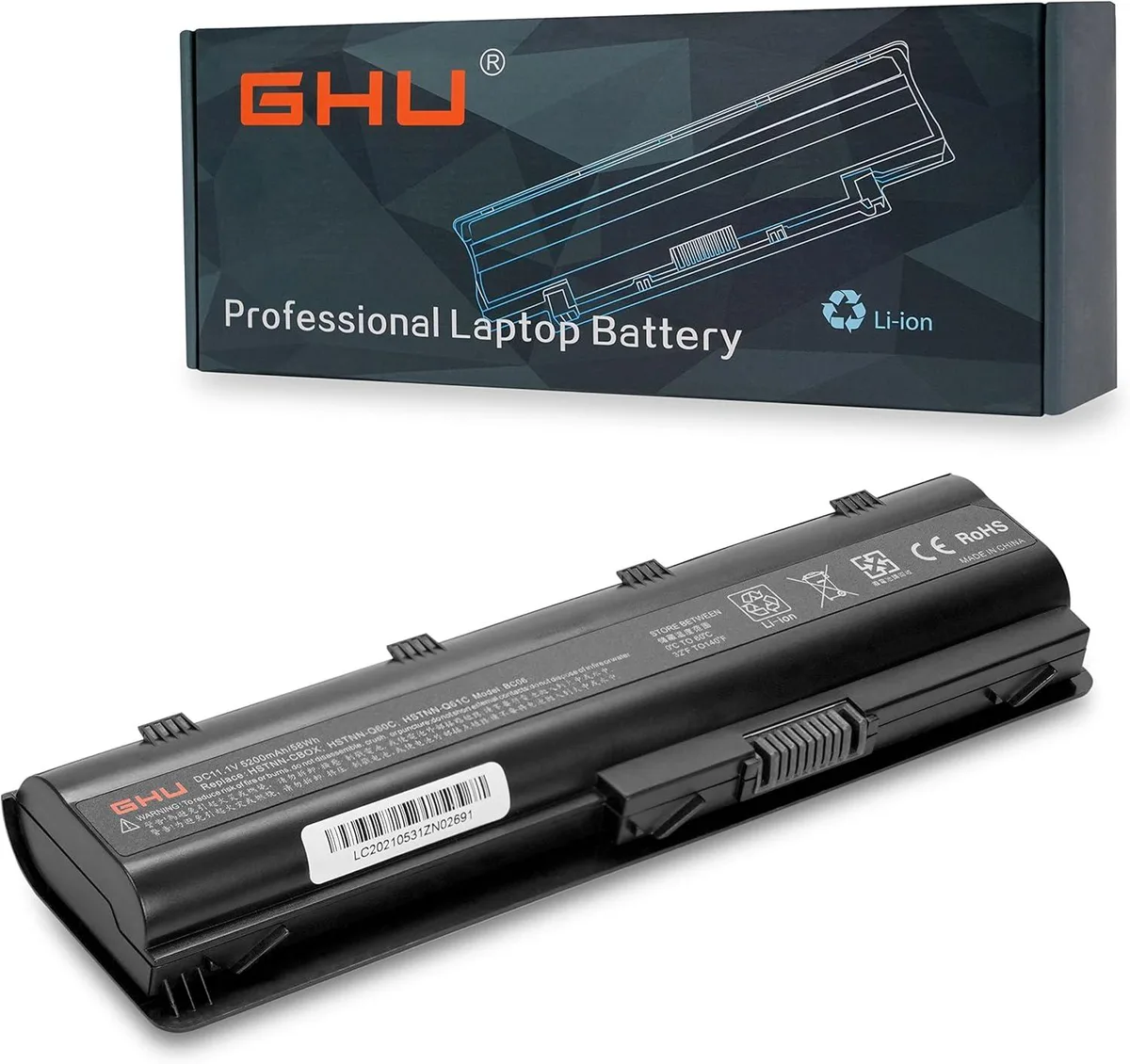 PISKEKAT PISKEKAT 58Wh MU06 laptop battery — product photo