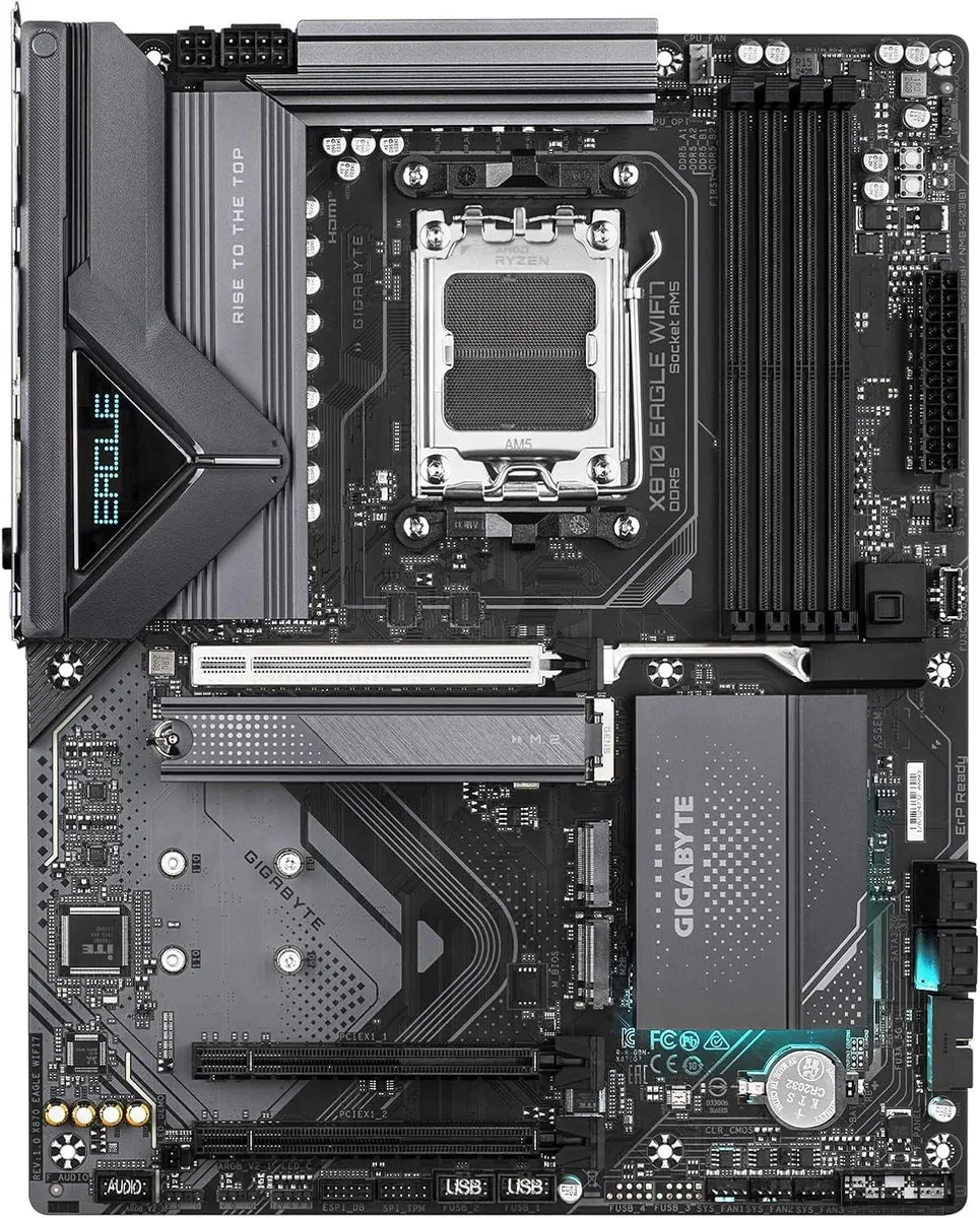 GIGABYTE GIGABYTE X870 EAGLE WIFI7 AMD ATX Desktop motherboard — product photo