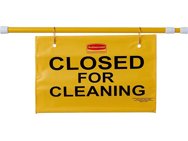 Rubbermaid Commercial Rubbermaid Commercial FG9S1500YEL sign yellow 13.00" h x 50.00" w x 1.00" d — fotografie produktu