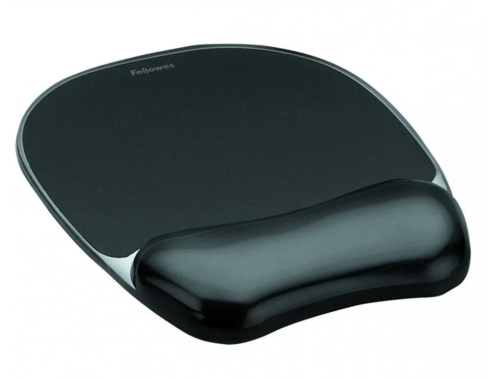 FELLOWES FELLOWES Crystals Mouse Pad Wrist Support 9112101 — product photo