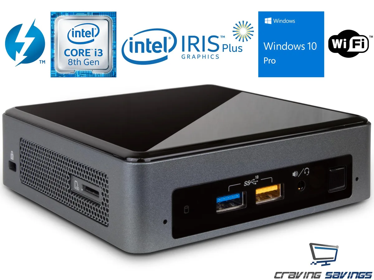 Intel Intel NUC8i3BEK barebone mini PC i3-8109U 8GB 256GB — product photo