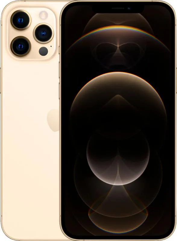 Apple Apple iPhone 12 Pro Max 256GB Gold cell phones - unlocked — product photo