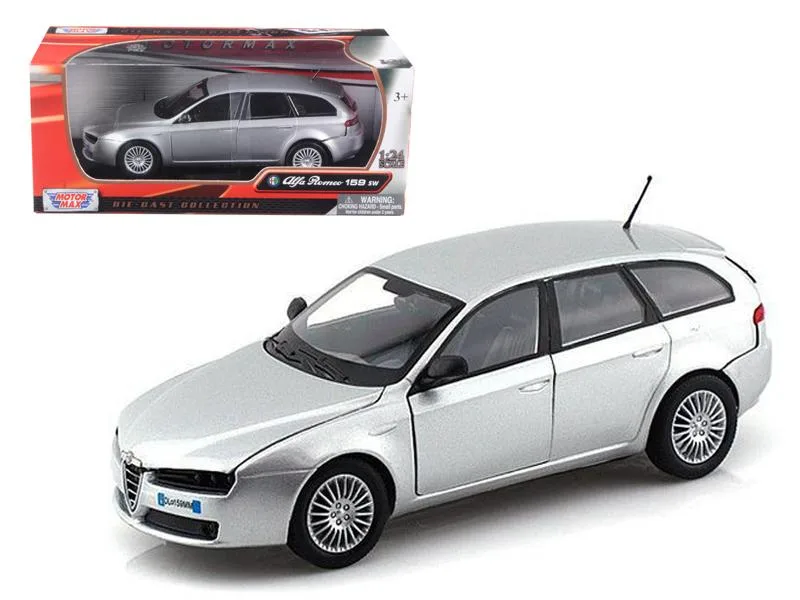 MOTORMAX MOTORMAX Alfa Romeo 159 SW Silver 1/24 Diecast Vehicle — product photo