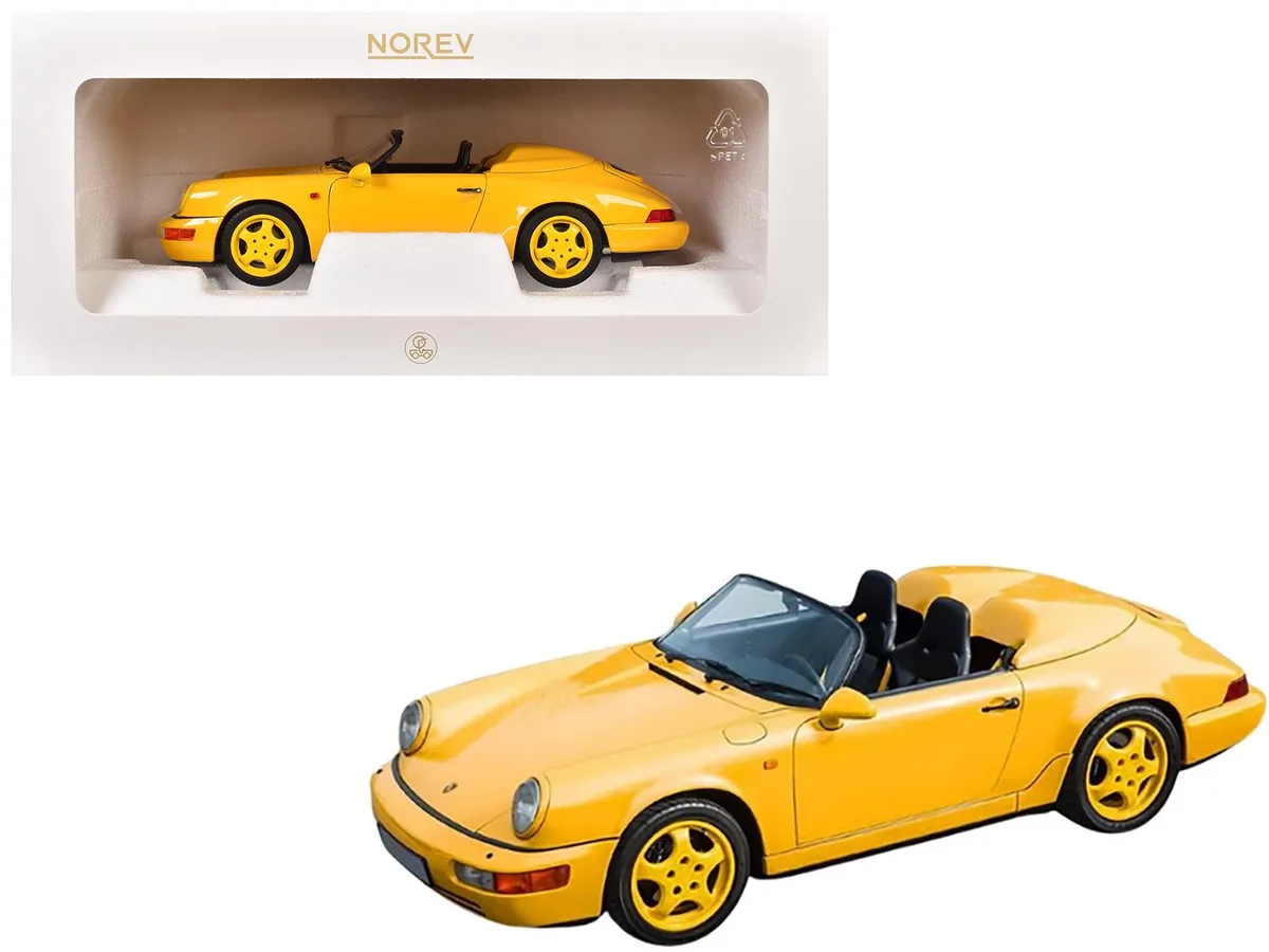 Norev Norev Porsche 911 Speedster Speed Yellow 1/18 Diecast Car — product photo