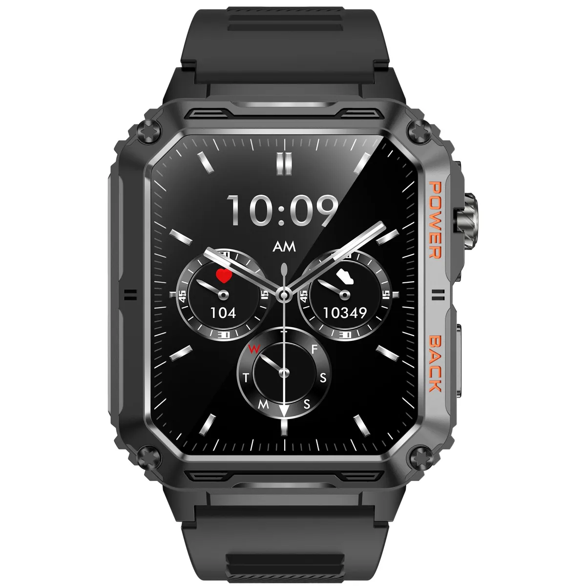 LOKMAT LOKMAT Smart Watch 1.91" IP68 Black Wearable Technology — product photo