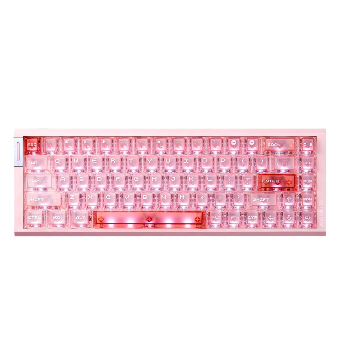 Vszerda Vszerda RS6 Air Hall Effect Gaming Keyboard 65% 68-Key Pink-Zen — product photo