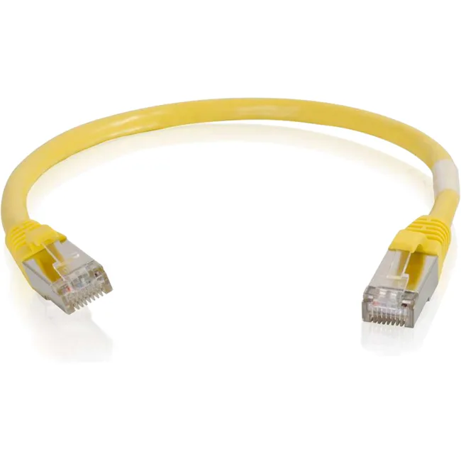 Cables To Go Cables To Go 00984 network ethernet cable Cat6 shielded yellow 6-Inch — product photo