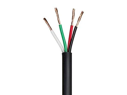 Monoprice Inc. Monoprice Inc. 113735 speaker wire CMP 4-conductor 18AWG 500ft Black — product photo