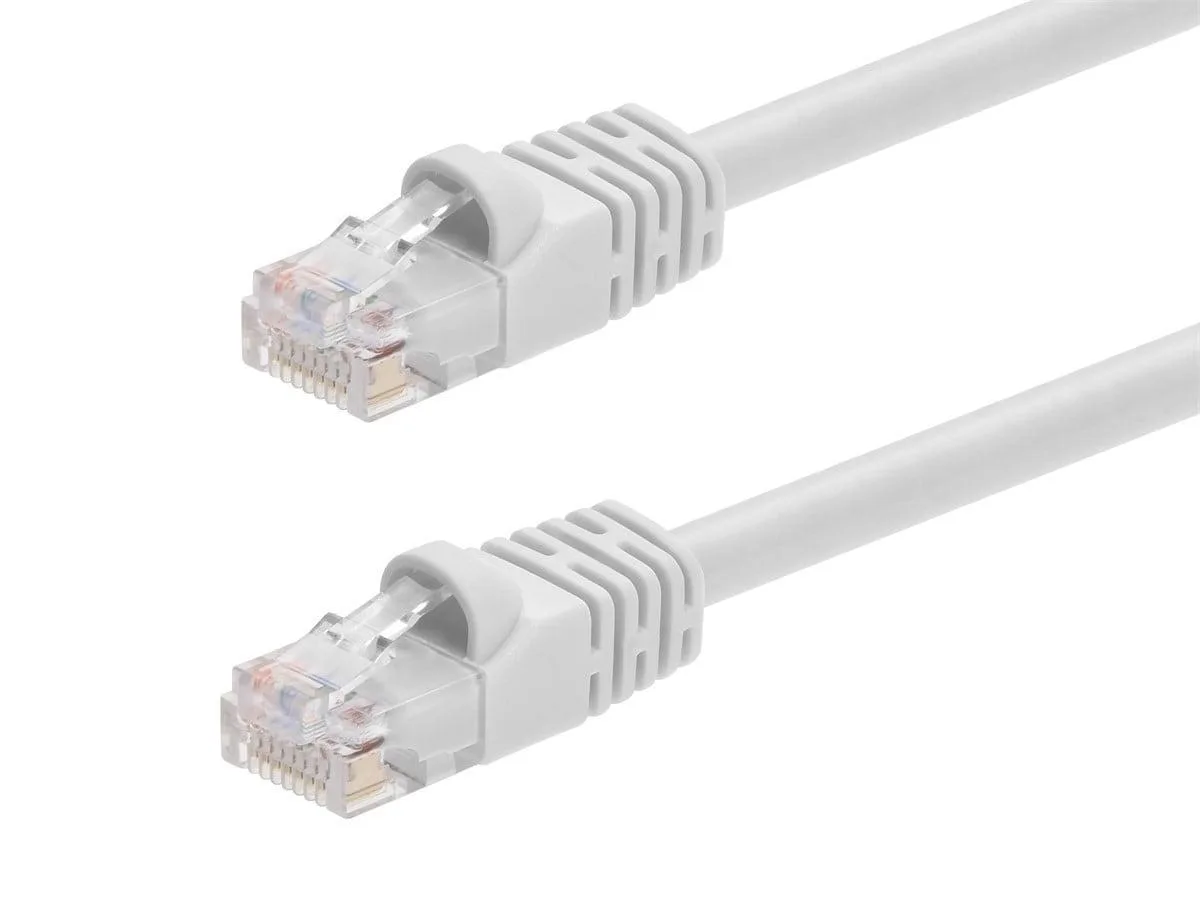 Monoprice Inc. Monoprice 100142 Cat5e network ethernet cable 25 feet white — product photo