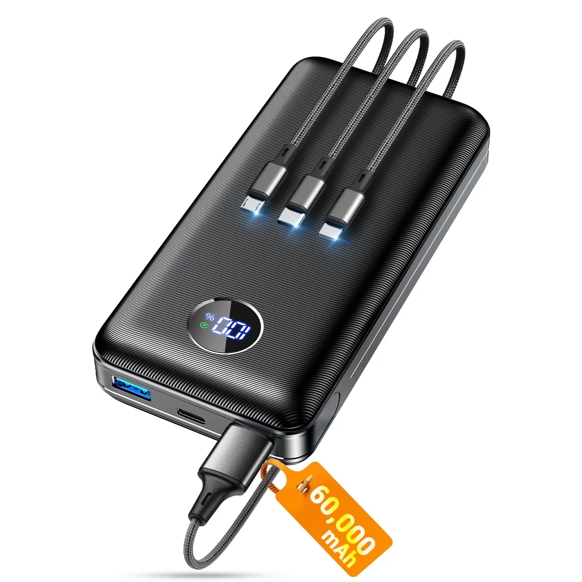 ZZI P1 Pro 60000mAh Power Bank Ebony — product photo