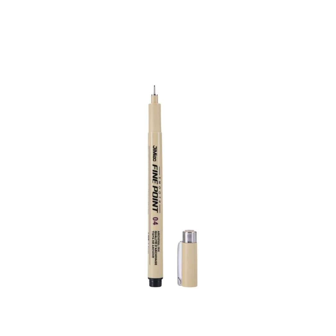 Tobios TFL-01 Fineliner Pen Black Pack of 1 — product photo